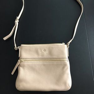 Kate Spade nude crossbody purse